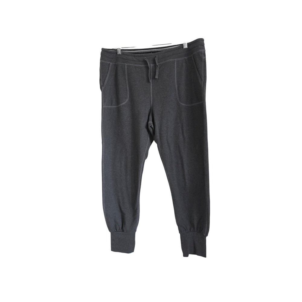 Patagonia Organic Cotton Jogger Sweatpants Gray Women's Size L Gorpcore Lounge